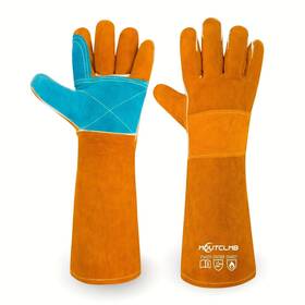 18624 Moutclmb Narf5 17.7in Cat Gloves Animal Handling Bite Proof With Double Leather Pet