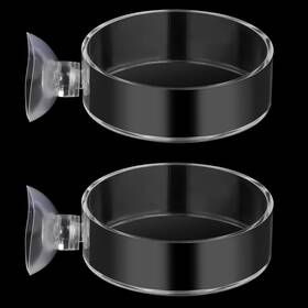 Dggx02ggp Mozeat Lens 568326 2 60mm Fish Tank Feeder Dish Aquarium Shrimp With Suction Clear