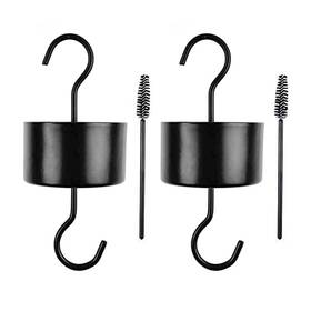 Mr.foam 742484951149 Large An.t Moat For Hummingbird Feeders 2 Pack Black Par