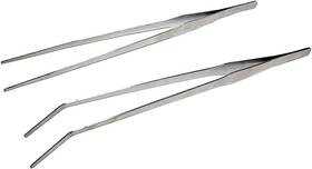Mrtioo 445030319372 2pcs 10.5 Inch Reptile Stainless Steel Long Tweezers Feeding Tongs Lizards Snake Ge
