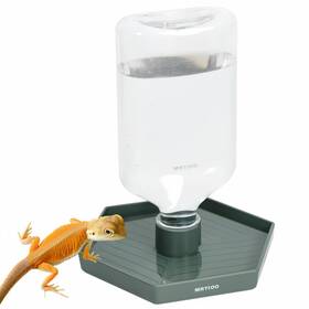 Ttrffb1 Mrtioo 17oz Terrarium Tank Reptile Food Feeders Bowl Water Feeder Automatic D