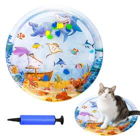 Mtlsttbd 768365467127 Pet Water Bed 2025 Newly Upgraded Cat Dog Mat Thickened Ocean Themed