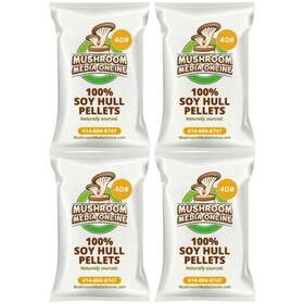 Mushroommediaonline 739472131195 100% Soy Hull Mushroom Pellets - Ideal And Fast-growing Substrate For Mushroo