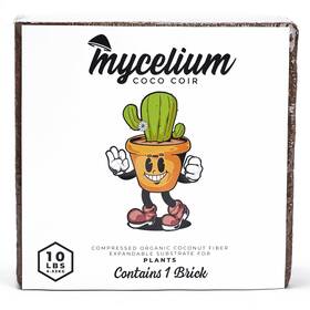 My-1003 Mycelium Coco Coir Brick I Expandable Organic Coconut Fiber Substrate Plant