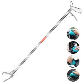 2pcs47 Myeongd 710329423021 Reptile Tongs Snake Grabber Tool Professional All-aluminum All