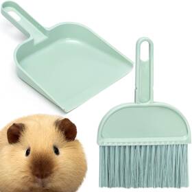 8m-5pzm-61rk Mygeromon Cage Cleaner For Guinea Pigs Mini Dustpan And Brush Set