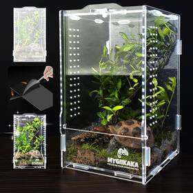 Mygiikaka 445018532595 Acrylic Jumping Spider Habitat Insect Terrarium Bug Enclosure Praying Mantis
