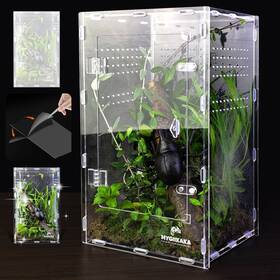 Cwmx00001-l Mygiikaka Acrylic Jumping Spider Enclosure - Insect Terrarium For Spiders Mantises Ta