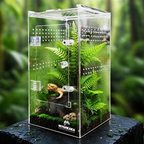 Jjsym00015 Mygiikaka Jumping Spider Enclosure Accessories Tarantula 6x6x12 Inch Clear