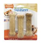 N502vpp Nylabone Healthy Edibles Puppy Chew Treats Lamb Apple 018214821458