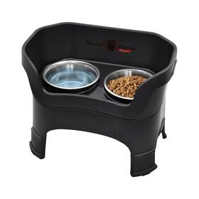 100-235-le Neater Pet Brands Feeder Deluxe Mess Proof Dog Bowls Elevated For Large Dogs Made I