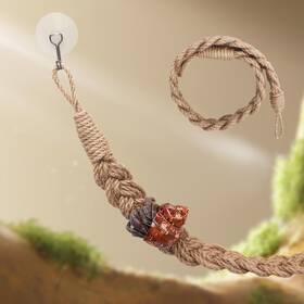 Neeenn 313043864875 Hermit Crab Climbing Toys Rope Ladder Supplies Reptile Vines Tank Terrarium