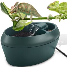 Neptonion 767410410866 Reptile Chameleon Cantina With Snacks Trough Drinking Fountain Wat