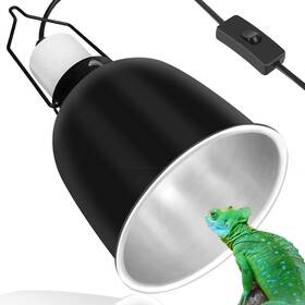 Nj-01 Neptonion Reptile Reflector Dome Lamp Fixture 5.5 Inch Deep Polished Aluminum Uvb Ligh