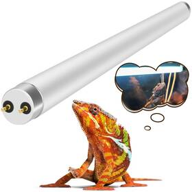 T8-01-5.0 Neptonion T8 Rainforest Terrarium Fluorescent Lamp Tube 18 Inch Full Spectrum Uvb Bulb Uva