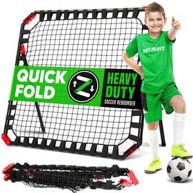 Nos032402024 Net Playz Portable Soccer Rebounder 4 Ft X Easy Set Up Sturdy Metal Tube With