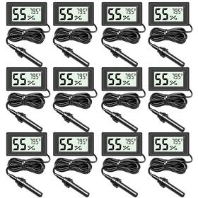 Sd-3013-15 Newlight66 12-pack Lcd Digital Hygrometer And Thermometer Indoor Meter Humi