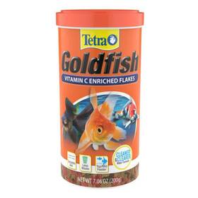 16140 No Fin Goldfish Flakes Balanced Diet Fish Food 7.06 Oz