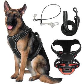 Odriew 787056227888 No Pull Dog Harness For Large Dogs-medium Dogs Adjustable Reflective Oxford