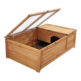 Ogrmar 747356580717 38 Inch X 13 24 Wooden Tortoise House Large Habitat Enclosure