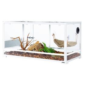 Terrarium36 Oiibo 802-rk0214w 50 Gallon Reptile Inch X 18 Knock Down Glass Tan