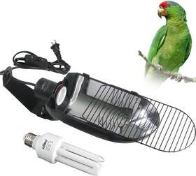 At33 Oiibo Bird Cage Light Fixture Combo Kit Aviansun Lamp Hood With 2.4% Black
