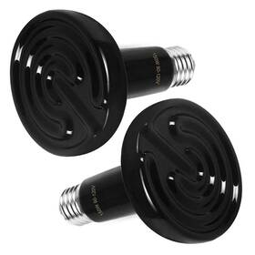 Omaykey 742939432292 150w 2 Pack Ceramic Heat Lamp Upgraded Thicker Infrared Reptile Emitter