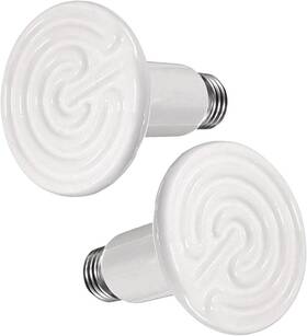 75w-2p Omaykey E26/w/75w-2p 2 Pack 75w Ceramic Heat Emitter Reptile Lamp Bulb Infrared Cerami