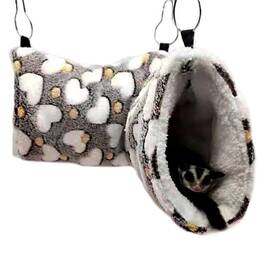 Oncpcare 602016376379 Hanging Tunnel For Small Animals Hamster Toys Sugar Glider Hammock