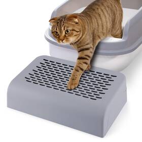 Ondware G7576k Cat Litter Box Ramp Step Non-slip Trapper Platform Reduces Tracking