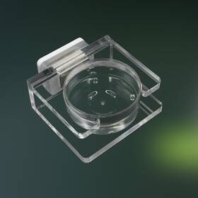 Zzwsttst001 Oooct Transparent Acrylic Magnetic Tarantula Food Bowl Water 1 Pack