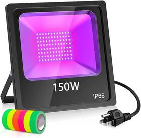 Openlux 706597474711 Led Uv Black Light 150w Blacklight With Plug 10ft Power Cord 150w-1pack