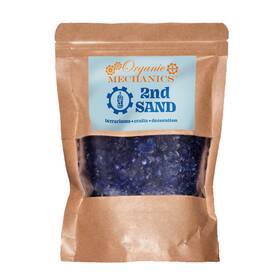 Organic Mechanics 894781001338 2nd Sand Recycled Glass Cobalt Blue 1lb