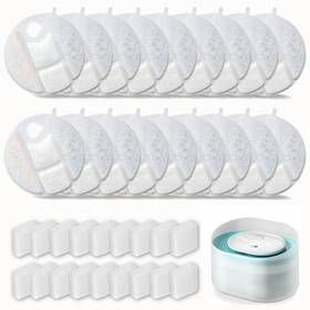 Filters-y18 Oupuses 18 Pack Dog Water Fountain Replacement Filters For Petlibro Capsule Fount