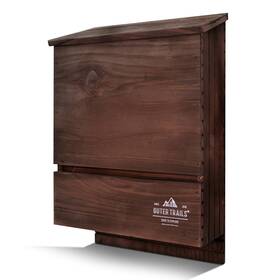 Ot115 Outer Trails Japanese Cedar Bat House Habitat Three Chambers Weatherproof Easy Install