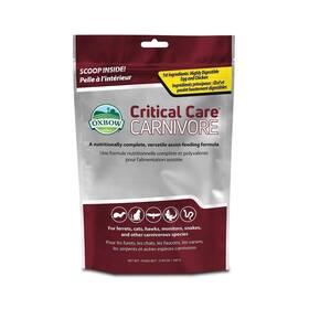 4582 Oxbow Animal Health Critical Care 12.8 Ounces Carnivore Omega 3 340 Gr Bag