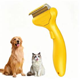 Oycgylch 798269211953 Undercoat Rake For Dogs And Cats Deshedding Brush Long Haired Pet