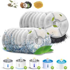 Oyes 791514464067 Cat Water Fountain Filters Filter Replacement Cartridges For 81