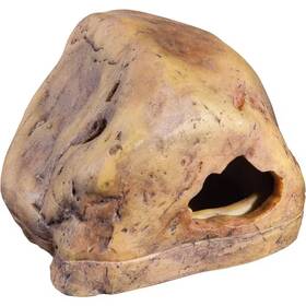 Oyezvary 313057646665 Small 7 Inch X 6.5 3.5 Rock Resin Gecko Cave For Reptiles And Amphibian