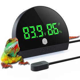 Atff-1 Paizoo Reptile Thermometer Hygrometer Digital Led Gauge 31.5 In Probe