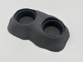 Pangea 850005832812 Silicone Eco Dish Crested Gecko Food Bowl Reptile Charcoal Color Pets