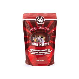 Pangea 854732004405 Fruit Mix With Insects Crested Gecko Complete Diet 1 Lb