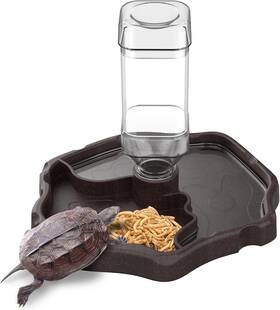 Pawfly-2663 Pawfly 313038921972 Automatic Reptile Water Feeder Tortoise Bottle Turtle Food And Wa