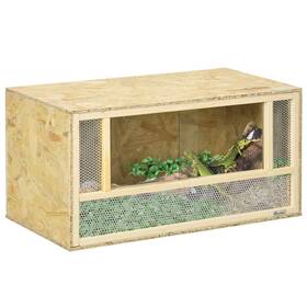 Pawhut 196393338018 Reptile Terrarium Tank 31.5 X 15.7 Sliding Door Chameleon Lizard