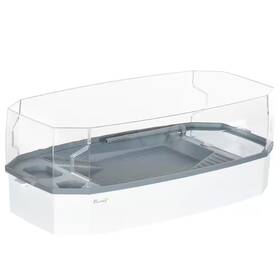 Pawhut 445032695634 Turtle Tank Kit Aquarium With Basking Platform Water Pump Filter Layer