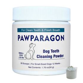 Pawparagon 768553096337 Dog Teeth Cleaning Powder - Targets Tartar And Reduces Plaque Bad Breath