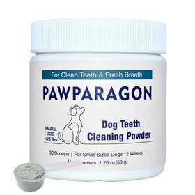 Pawparagon 768553096382 Dog Teeth Cleaning Powder - Targets Tartar And Reduces Plaque Bad Breath