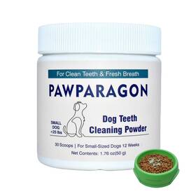 Pawparagon 768553096474 Dog Teeth Cleaning Powder - Targets Tartar And Reduces Plaque Bad Breath
