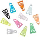 Pc0300 Advantus Medium Plastic Paper Clips Inch Assorted Colors 809301962297