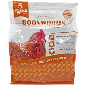 Pecking Order 737539093196 Boonworms 100% Black Soldier Fly Larvae